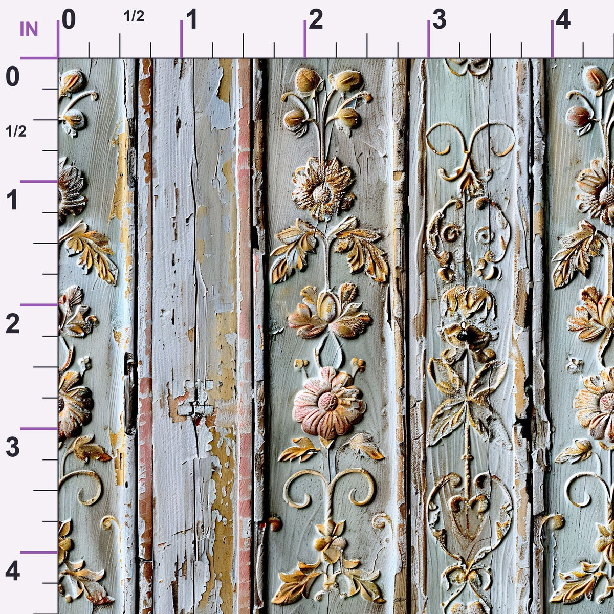 Weathered Filigree Pattern 17 Minky Fabric