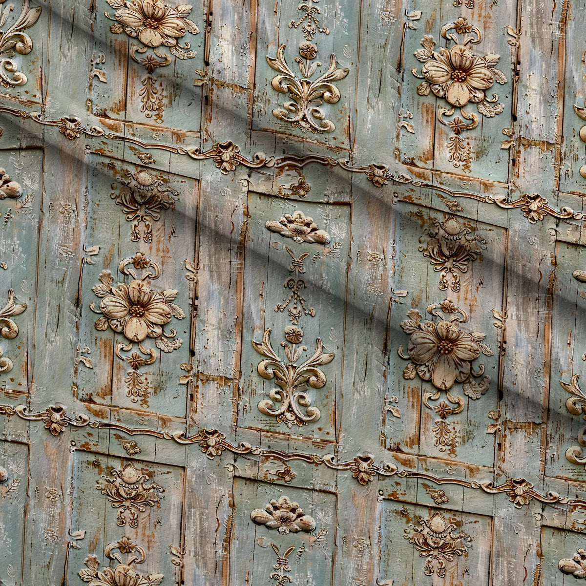 Weathered Filigree Pattern 18 Minky Fabric