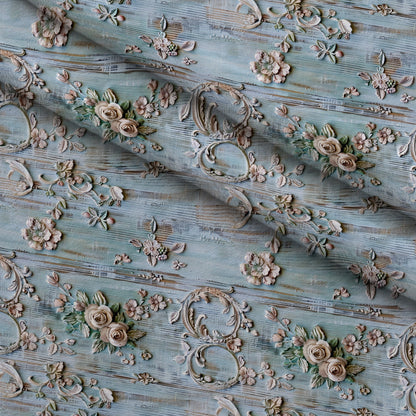 Weathered Filigree Pattern 20 Minky Fabric