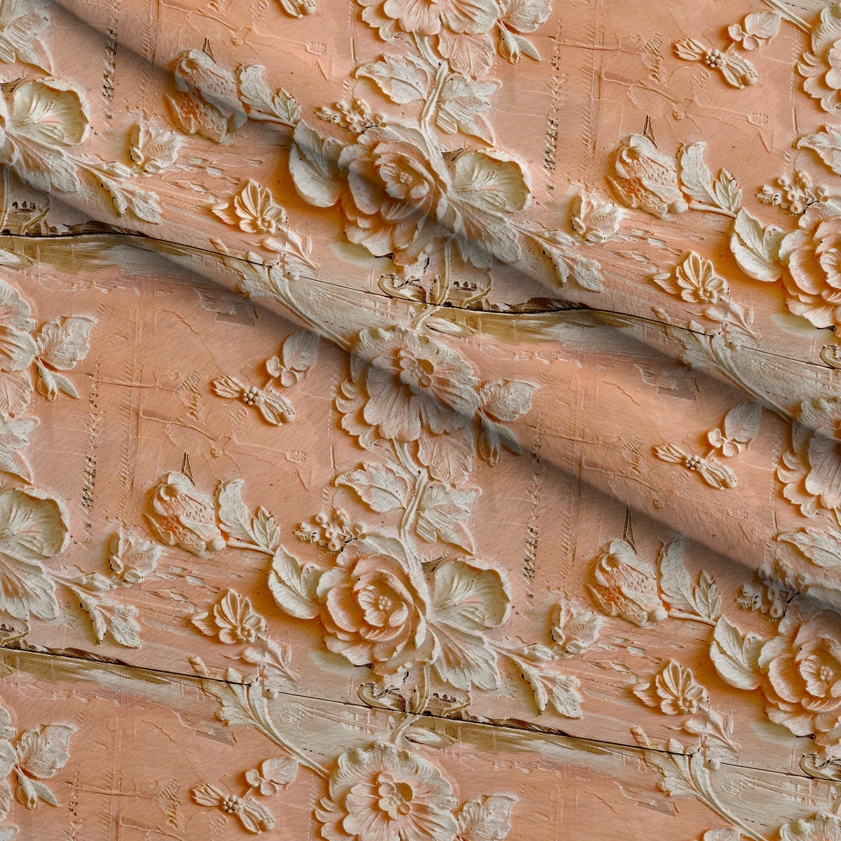 Weathered Filigree Pattern 4 Minky Fabric