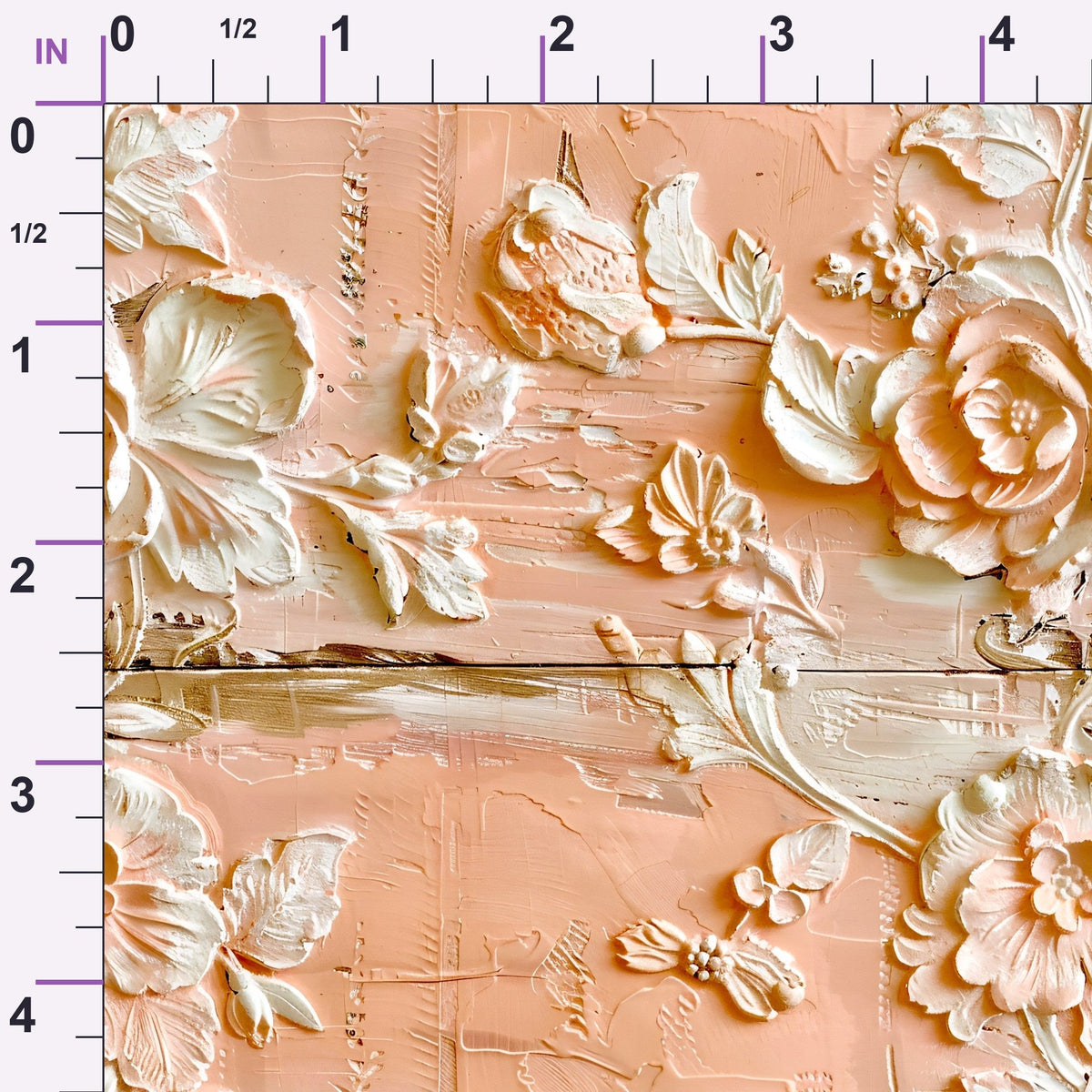Weathered Filigree Pattern 4 Minky Fabric
