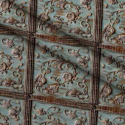 Weathered Filigree Pattern 6 Minky Fabric