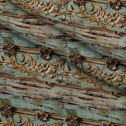Weathered Filigree Pattern 7 Minky Fabric