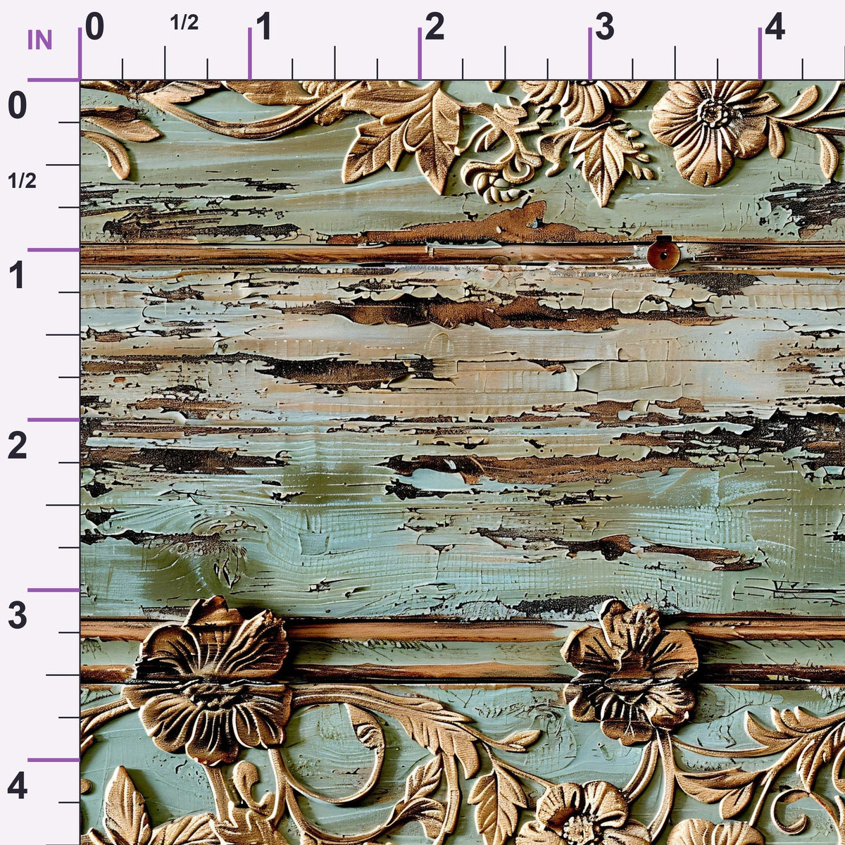 Weathered Filigree Pattern 7 Minky Fabric