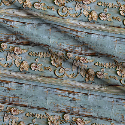 Weathered Filigree Pattern 8 Minky Fabric
