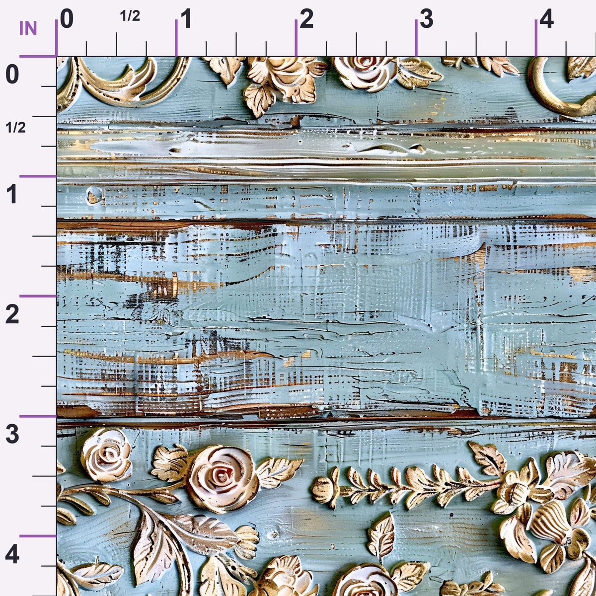 Weathered Filigree Pattern 8 Minky Fabric