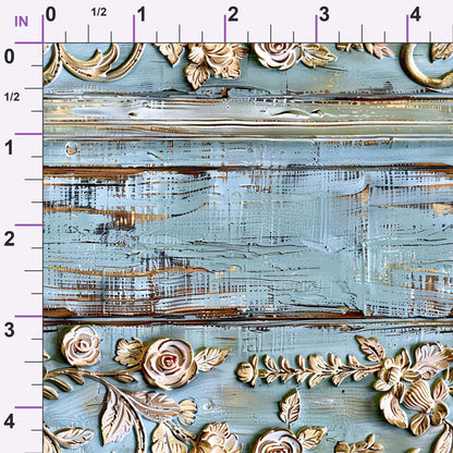 Weathered Filigree Pattern 8 Minky Fabric