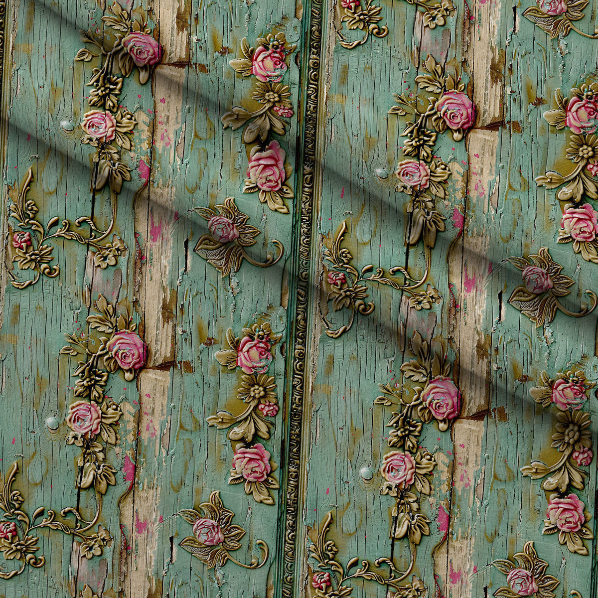 Weathered Filigree Pattern 9 Minky Fabric