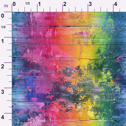 Weathered Spectrum Pattern 10 Minky Fabric