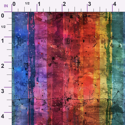 Weathered Spectrum Pattern 2 Minky Fabric