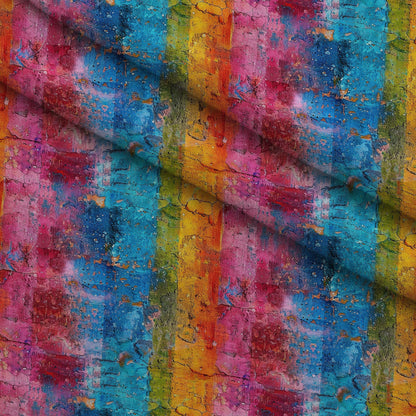 Weathered Spectrum Pattern 3 Minky Fabric