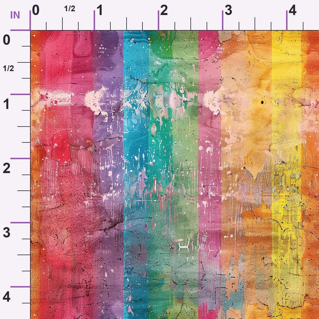 Weathered Spectrum Pattern 5 Minky Fabric