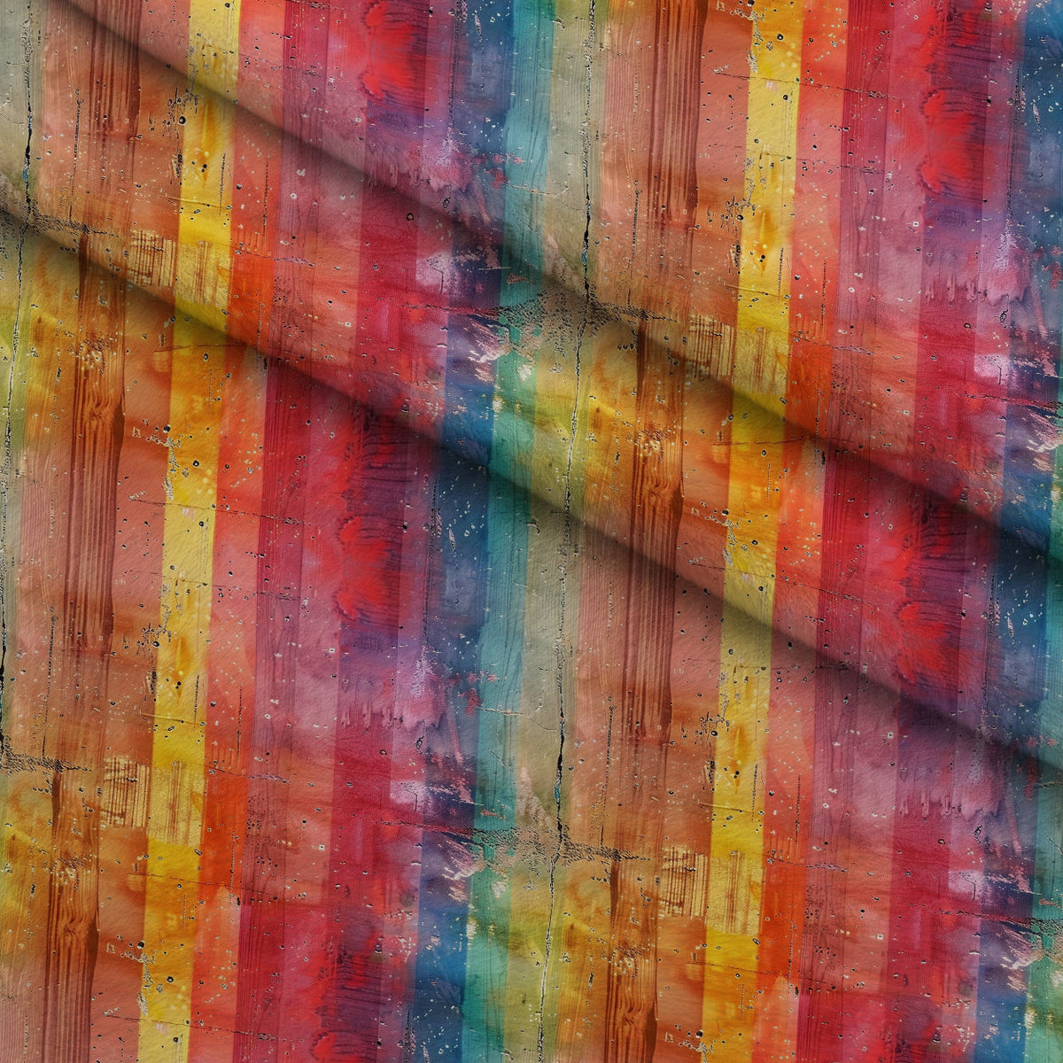 Weathered Spectrum Pattern 6 Minky Fabric