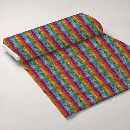 Weathered Spectrum Pattern 8 Minky Fabric