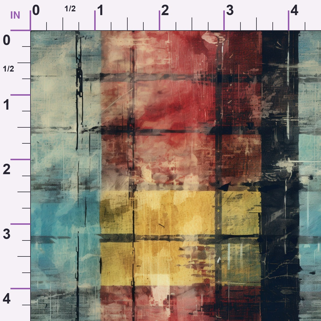 Weathered Tartan Pattern 11 Minky Fabric