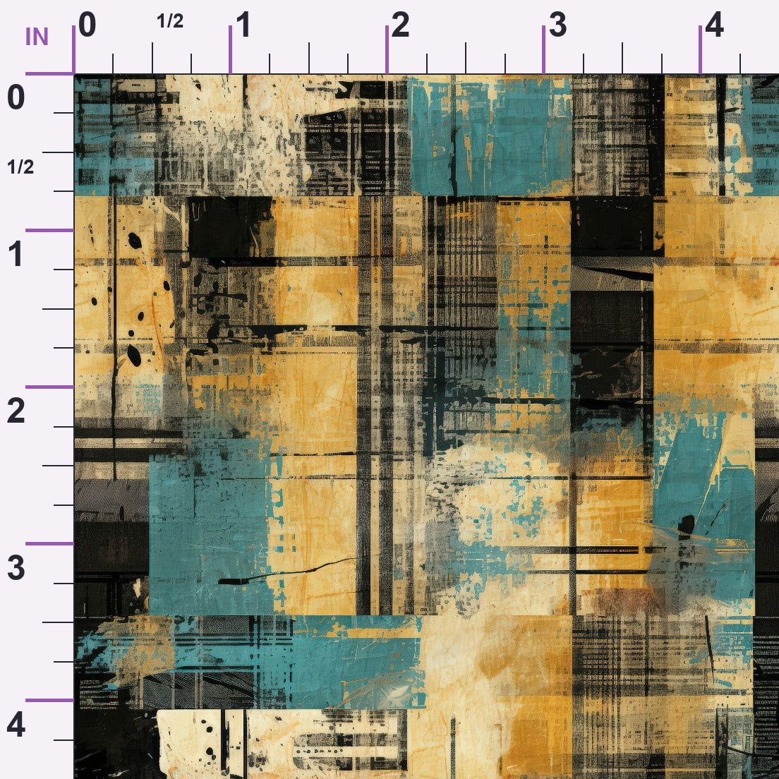 Weathered Tartan Pattern 12 Minky Fabric