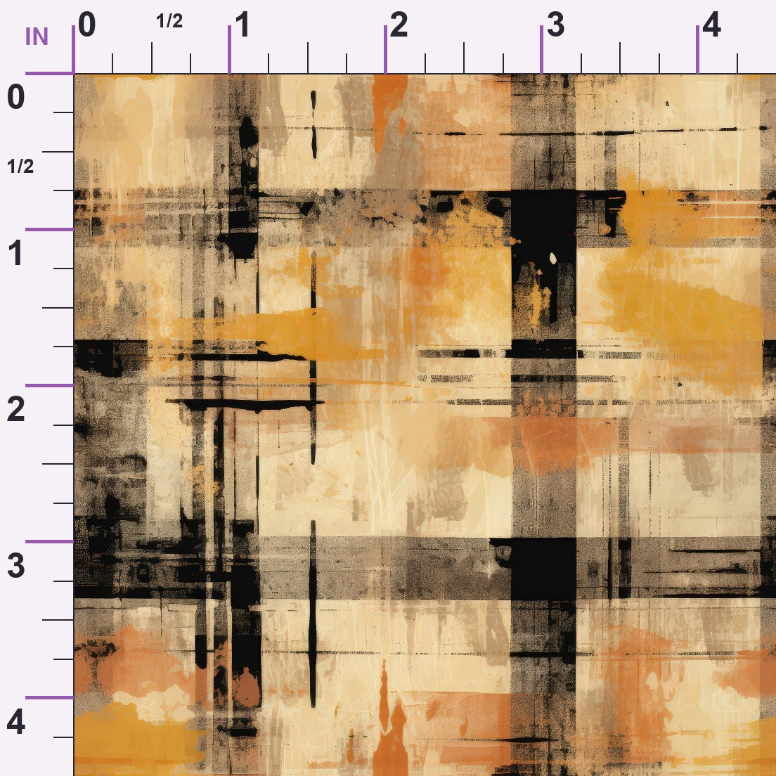Weathered Tartan Pattern 4 Minky Fabric