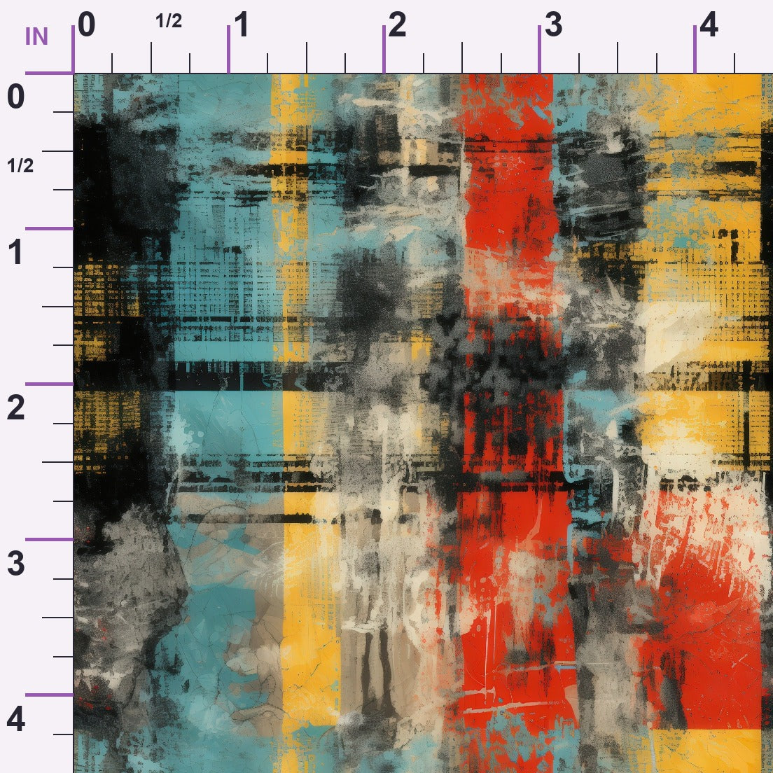 Weathered Tartan Pattern 9 Minky Fabric
