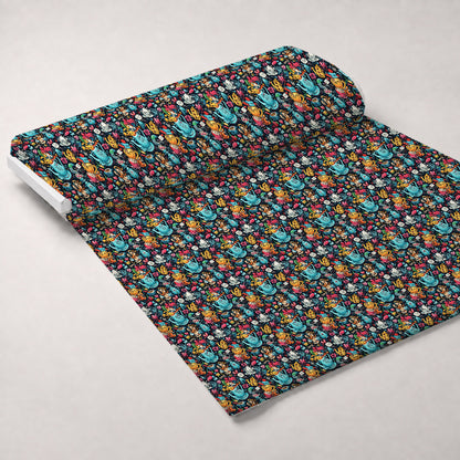 Whimsical Teatime Pattern 1 Minky Fabric
