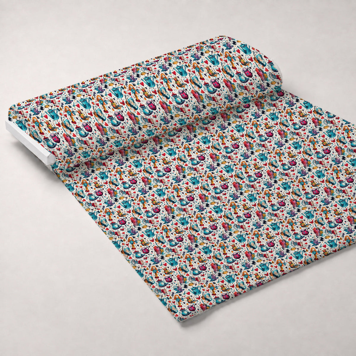 Whimsical Teatime Pattern 10 Minky Fabric