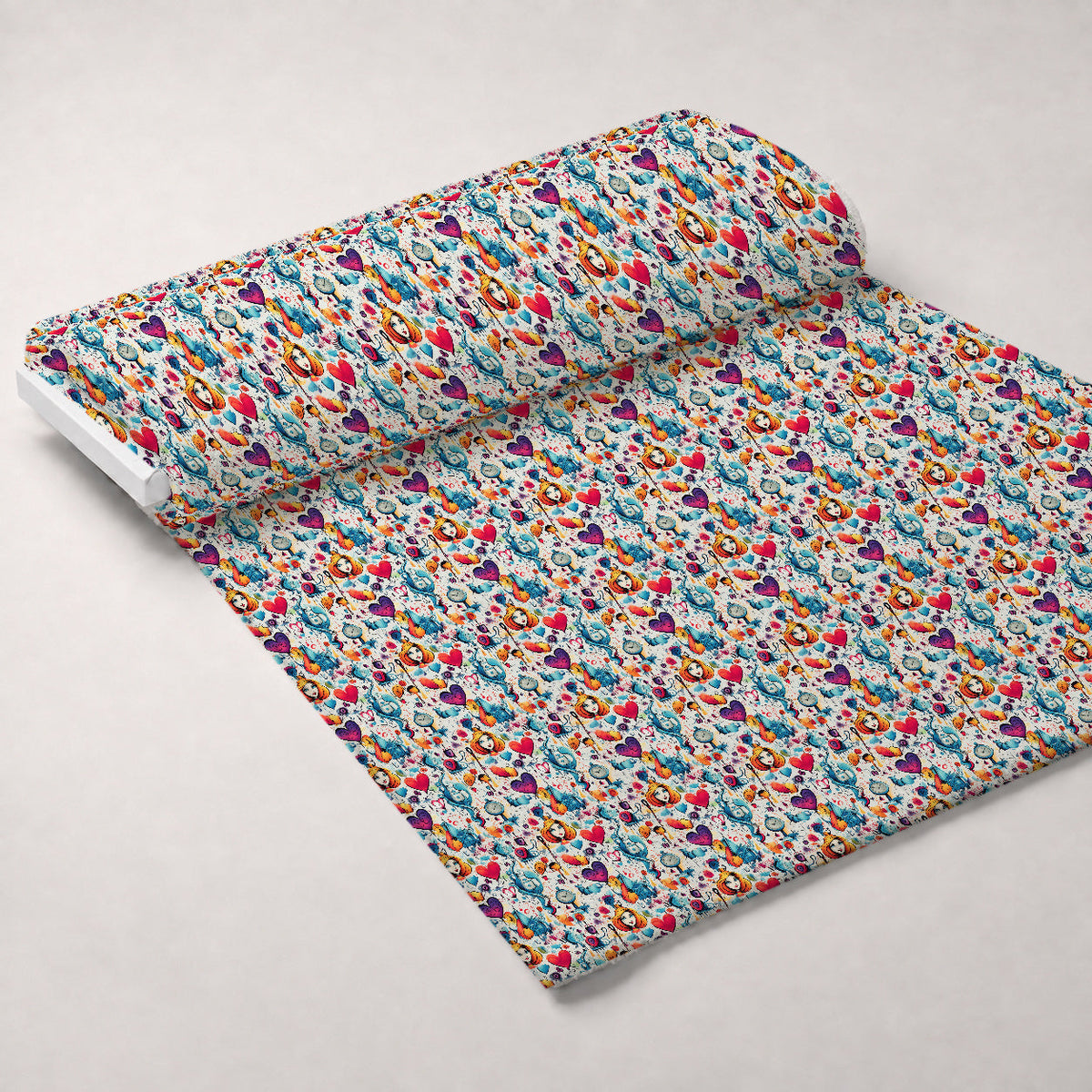 Whimsical Teatime Pattern 11 Minky Fabric