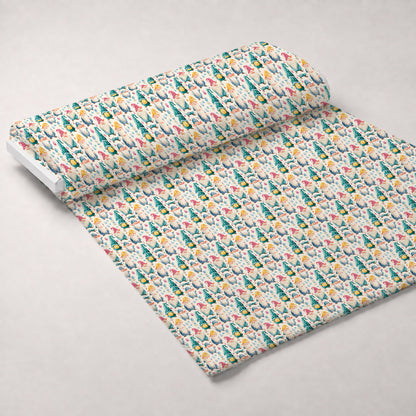 Whiskered Egg Hunt Pattern 1 Minky Fabric