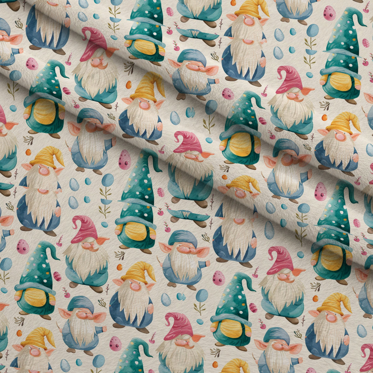 Whiskered Egg Hunt Pattern 1 Minky Fabric