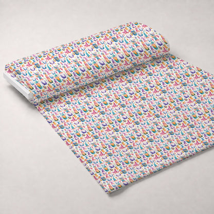 Whiskered Egg Hunt Pattern 12 Minky Fabric