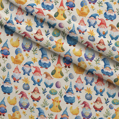 Whiskered Egg Hunt Pattern 2 Minky Fabric