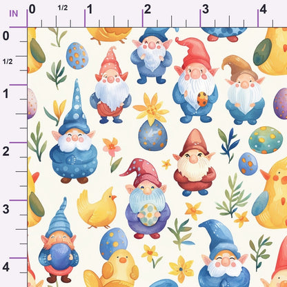 Whiskered Egg Hunt Pattern 2 Minky Fabric