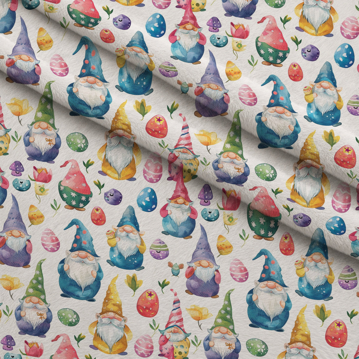 Whiskered Egg Hunt Pattern 3 Minky Fabric