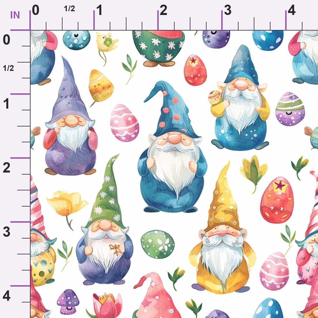 Whiskered Egg Hunt Pattern 3 Minky Fabric