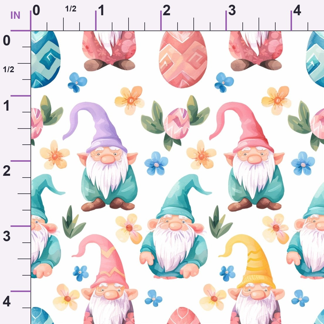 Whiskered Egg Hunt Pattern 5 Minky Fabric