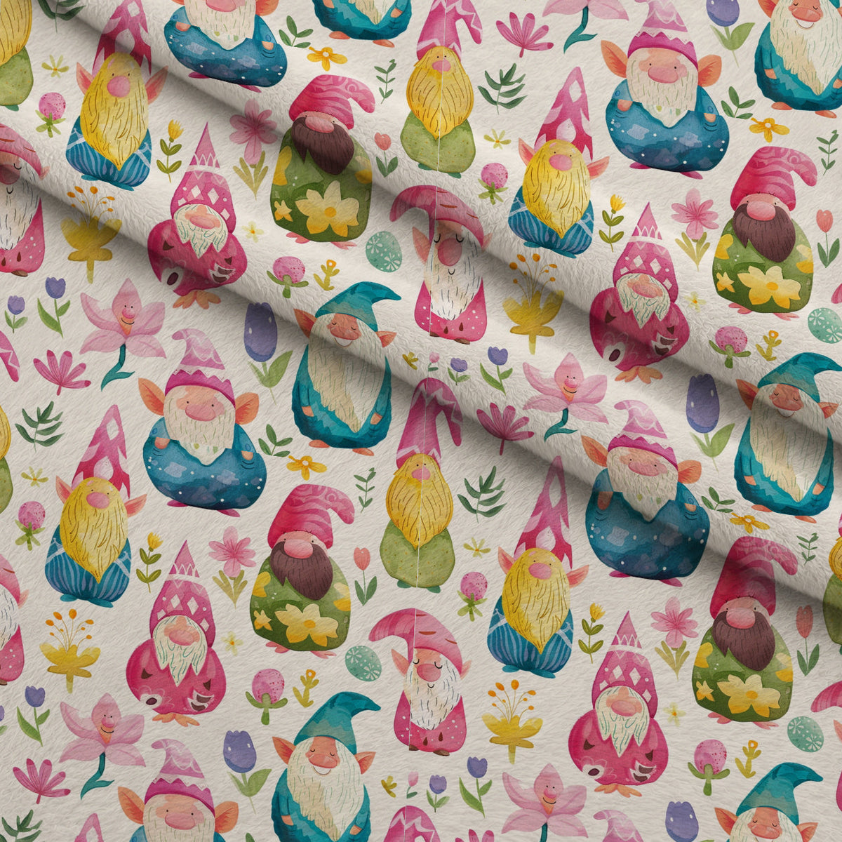 Whiskered Egg Hunt Pattern 6 Minky Fabric