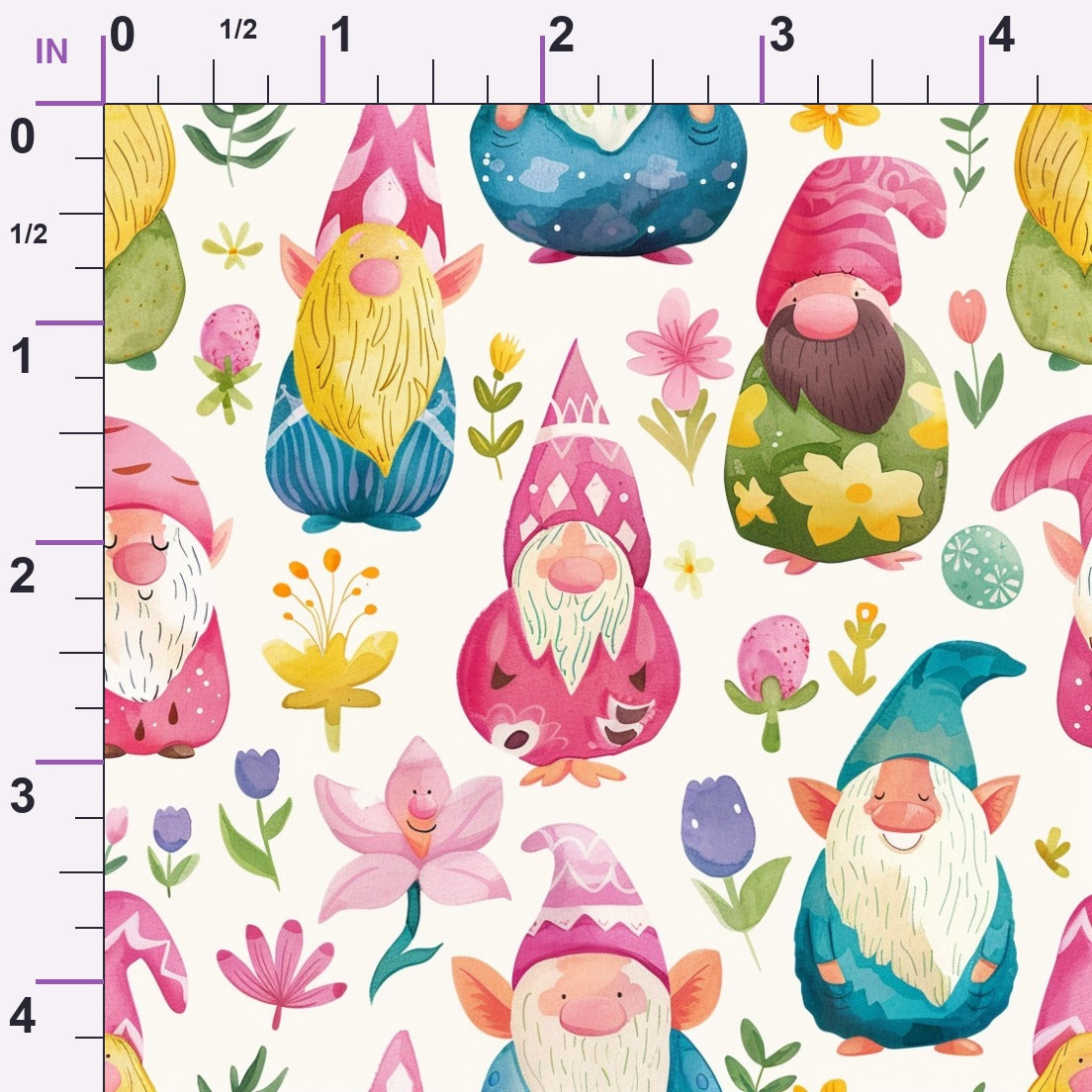 Whiskered Egg Hunt Pattern 6 Minky Fabric