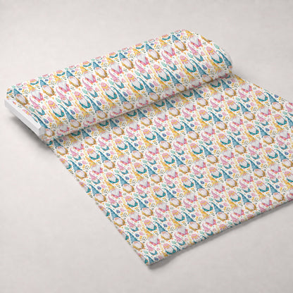 Whiskered Egg Hunt Pattern 7 Minky Fabric