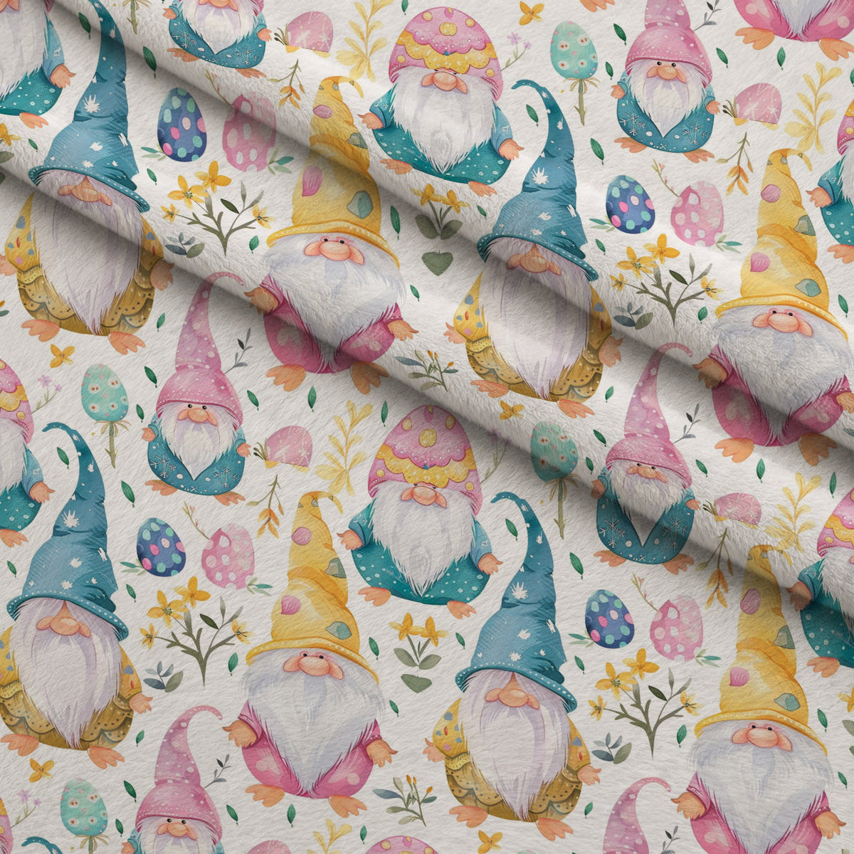 Whiskered Egg Hunt Pattern 7 Minky Fabric