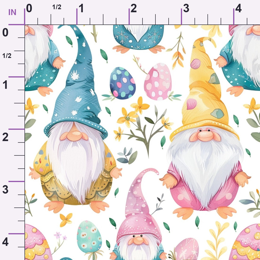 Whiskered Egg Hunt Pattern 7 Minky Fabric