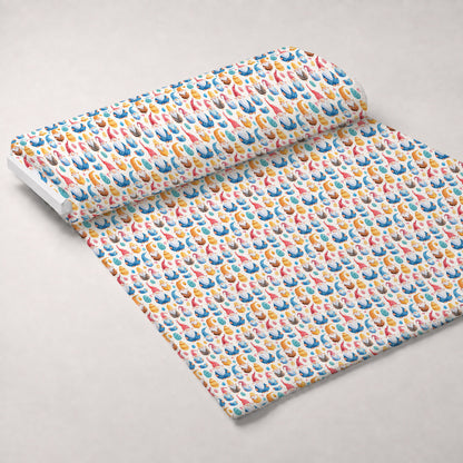 Whiskered Egg Hunt Pattern 9 Minky Fabric