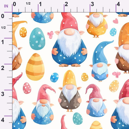 Whiskered Egg Hunt Pattern 9 Minky Fabric