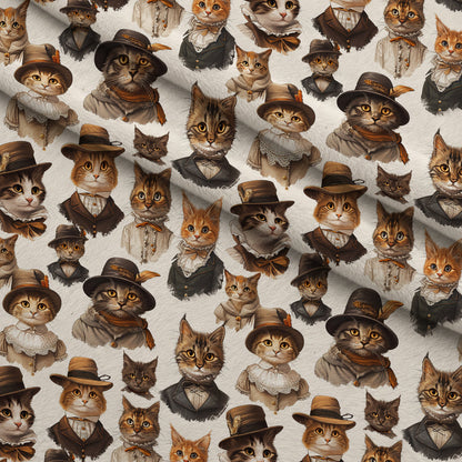 Whiskered Gentry Pattern 3 Minky Fabric