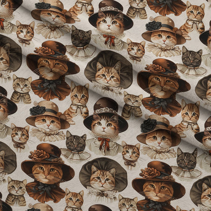 Whiskered Gentry Pattern 4 Minky Fabric