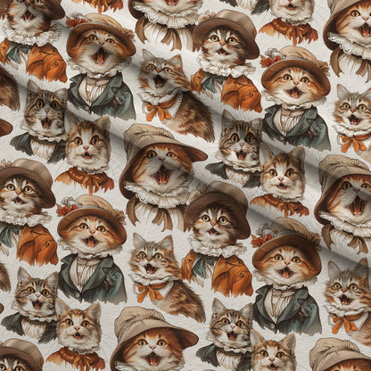 Whiskered Gentry Pattern 6 Minky Fabric