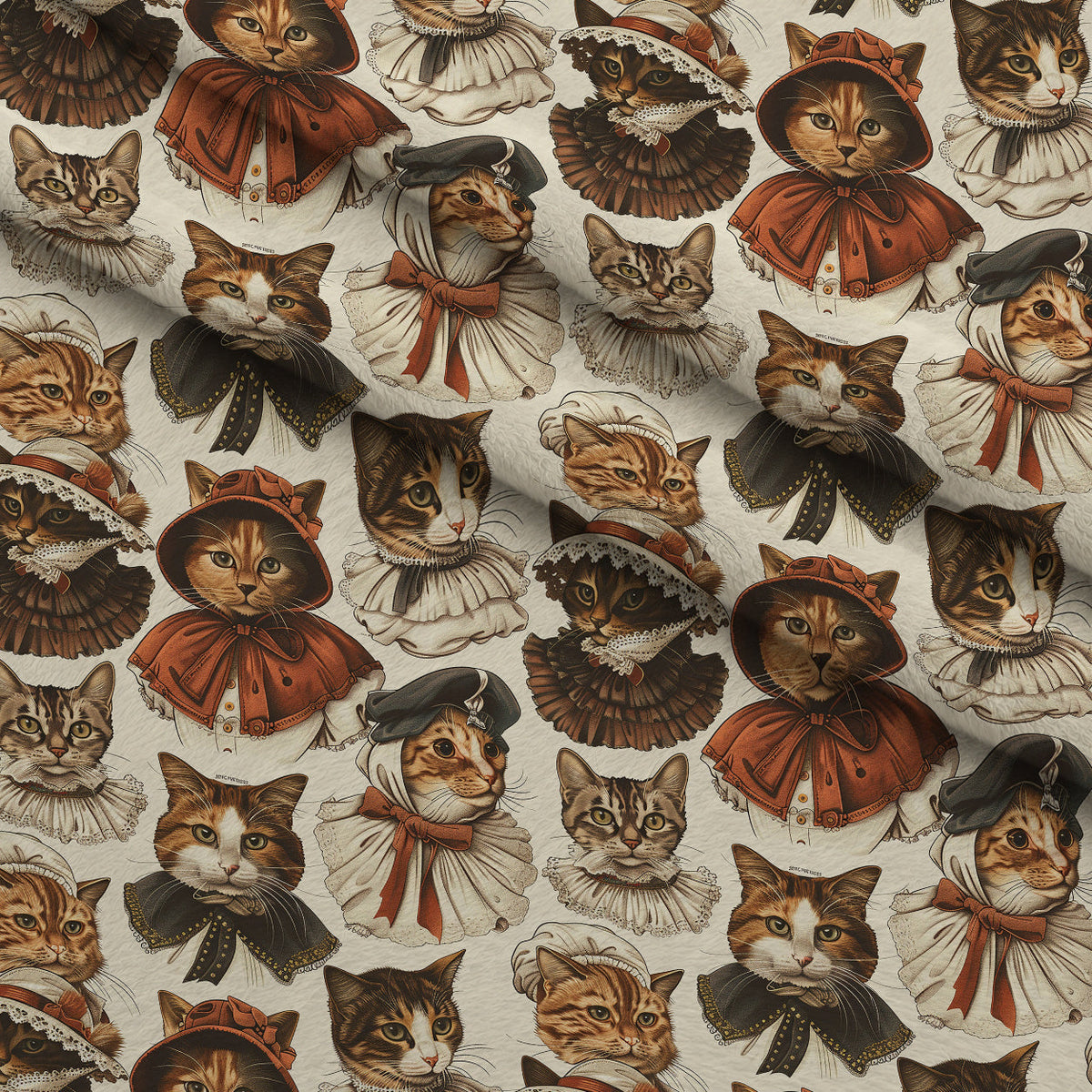 Whiskered Gentry Pattern 7 Minky Fabric