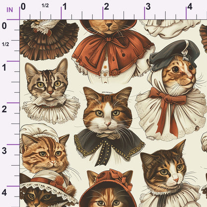 Whiskered Gentry Pattern 7 Minky Fabric