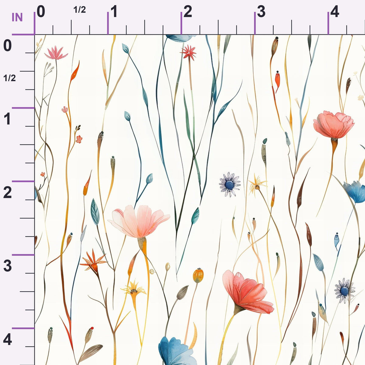 Whispering Stems Pattern 11 Minky Fabric