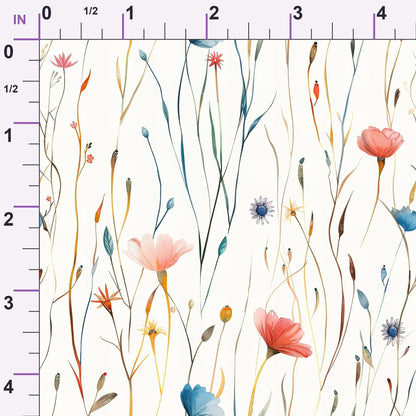 Whispering Stems Pattern 11 Minky Fabric