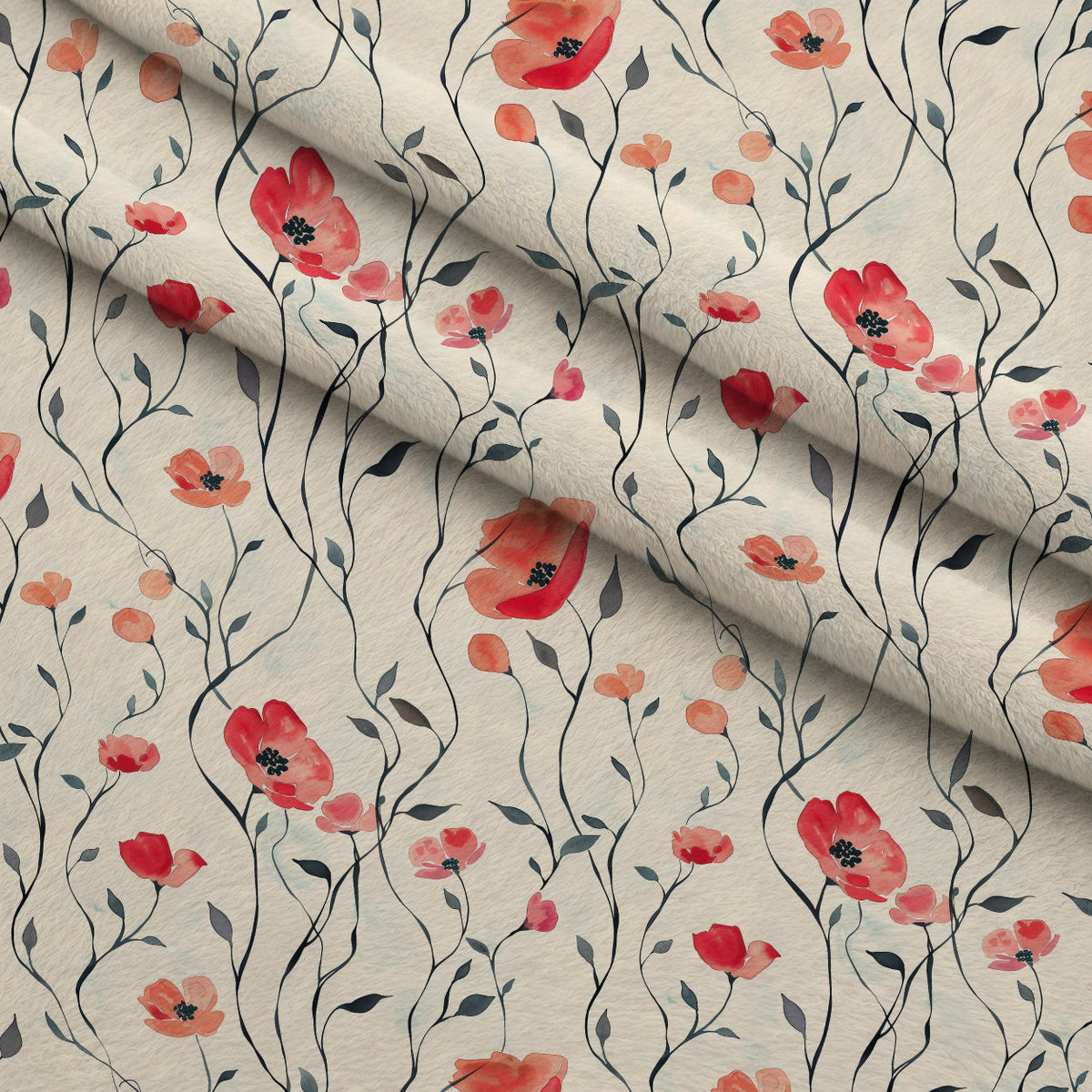 Whispering Stems Pattern 12 Minky Fabric