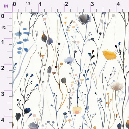 Whispering Stems Pattern 4 Minky Fabric