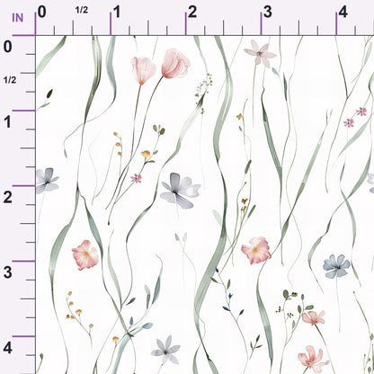 Whispering Stems Pattern 5 Minky Fabric